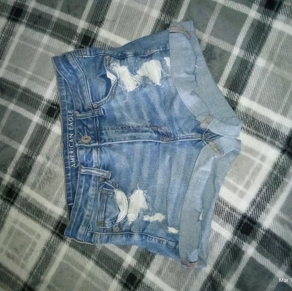 American eagle outfitters high rise shorties